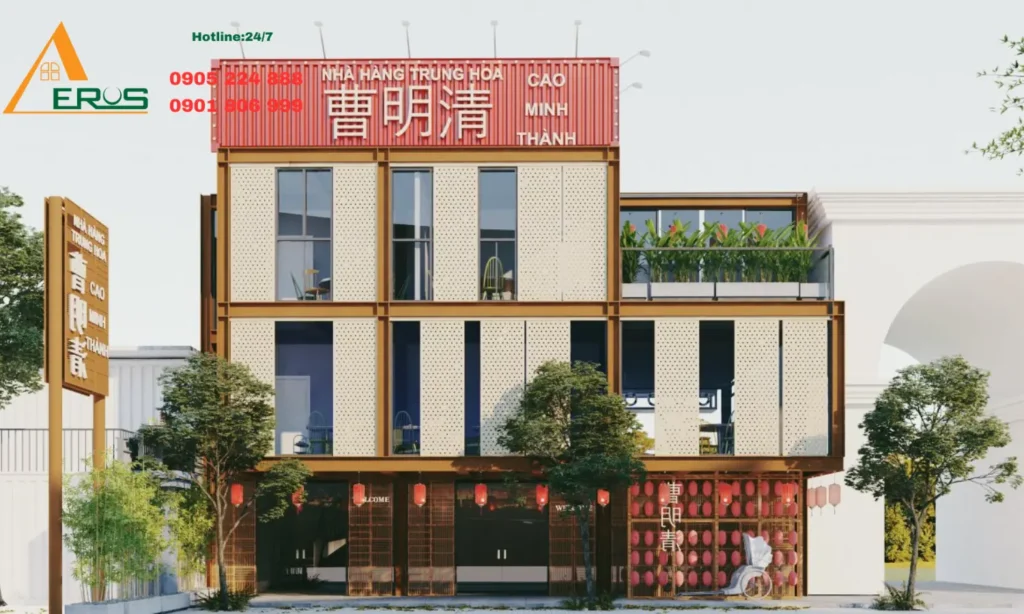 thiết kế nhà hàng trung hoa