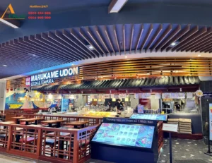 thiết kế nhà hàng Marukame Udon