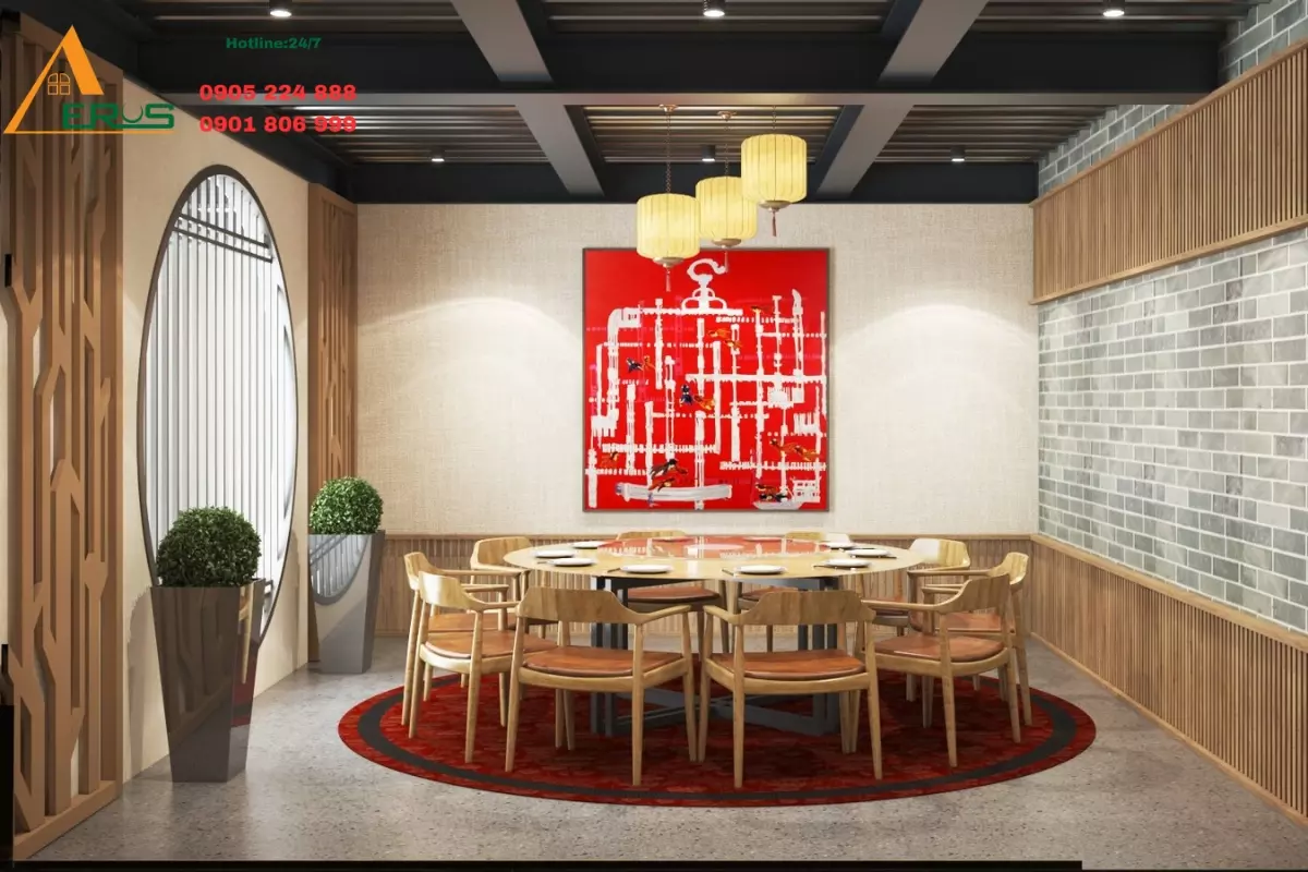 thiet ke nha hang trung hoa