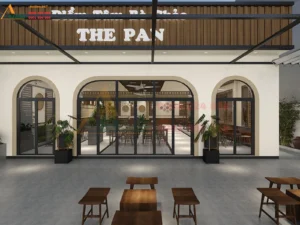 thiết kế nhà hàng điểm tâm sáng the pen