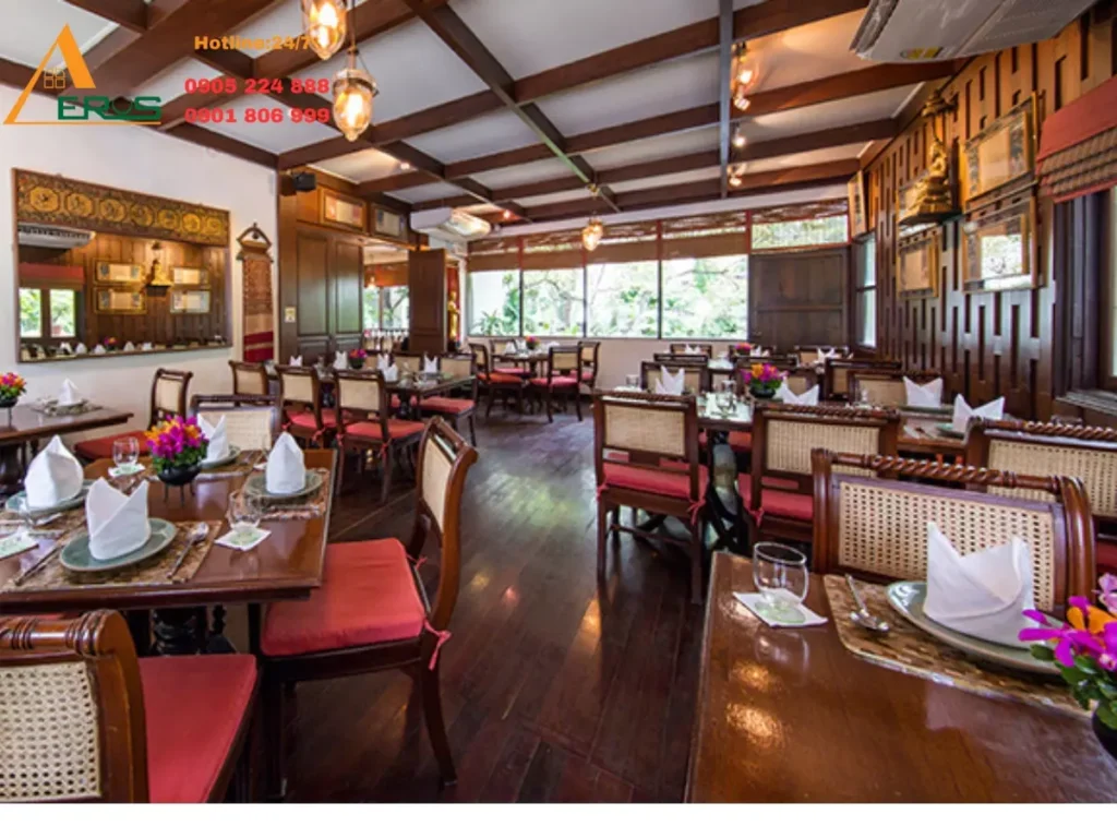 thiết kế nhà hàng thái