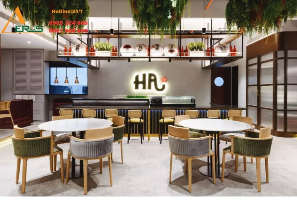 thiết kế nhà hàng thái