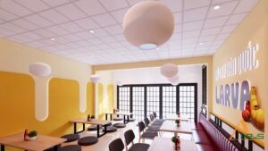 thiết kế quán cơm tấm, thiết kế quán bún thịt nướng, thiết kế quán ăn bình dân, thiết kế quán ăn hiện đại, thiết kế nội thất F&B, thi công quán ăn trọn gói, thiết kế quán ăn nhỏ đẹp, nội thất quán ăn TP.HCM, thiết kế quán ăn giá rẻ, thiết kế quán cơm đẹp